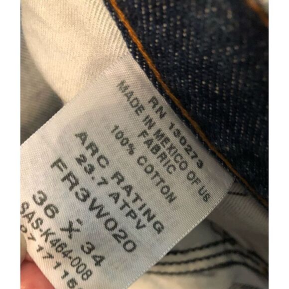 Wrangler FR utility carpenter jeans 36 x 34 - Picture 11 of 11
